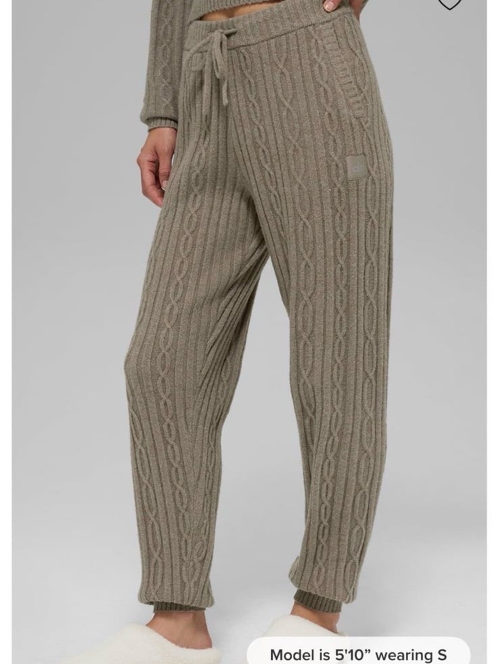ALO Cable Knit Winter Bliss Pant